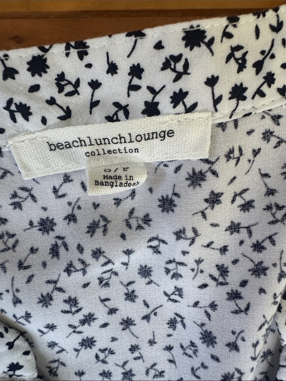 beachlunchlounge White Dress with Black Ditsy Floral Print - Picture 2 of 4